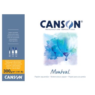 CANSON Aquarellblock "Montval" DIN A3 30 Blatt