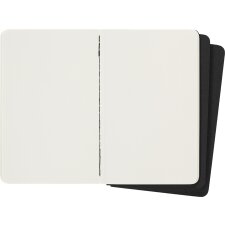 MOLESKINE Notizheft Cahier P/A6 blanko Karton rot 3...