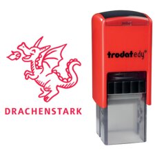 trodat Motivationsstempel Edy "Drache" rot