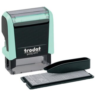 trodat Textstempel-Set Printy 4911 Typomatic pastell-grün