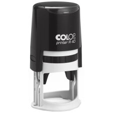 COLOP Textstempel Printer R40 rund schwarz