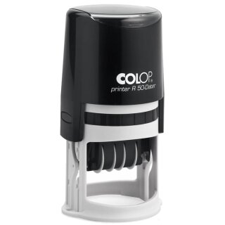 COLOP Datumstempel Printer R 50-Dater rund schwarz
