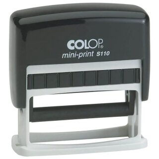 COLOP Textstempel Mini-Print S110 schwarz