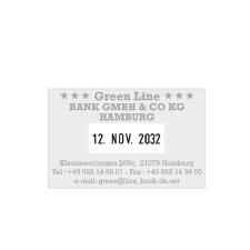 COLOP Datumstempel Classic 2660 Green Line 6-zeilig