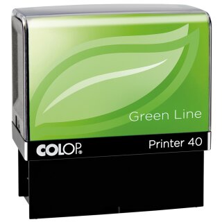 COLOP Textstempel Printer 40 Green Line 6-zeilig Gutschein