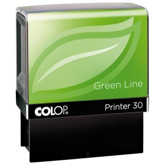 COLOP Textstempel Printer 30 Green Line 5-zeilig Gutschein
