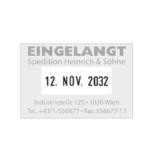 COLOP Datumstempel Expert 3360 4-zeilig Gutschein
