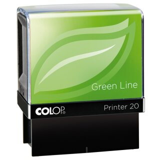 COLOP Textstempel Printer 20 Green Line 4-zeilig Gutschein