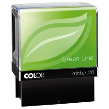 COLOP Textstempel Printer 20 Green Line 4-zeilig Gutschein