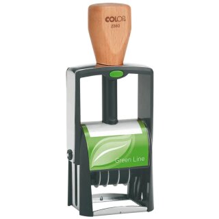 COLOP Datumstempel 2360 Green Line 4-zeilig mit Gutschein