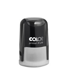 COLOP Textstempel Printer R24 rund schwarz