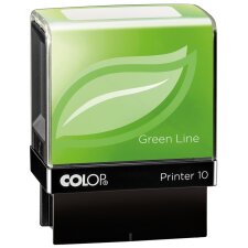 COLOP Textstempel Printer 10 Green Line 3-zeilig Gutschein