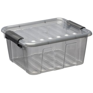 plast team Aufbewahrungsbox HOME BOX 2,0 Liter grau-
