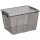 plast team Aufbewahrungsbox HOME BOX 15 Liter grau-transparent
