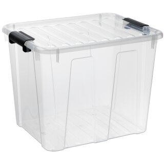 plast team Aufbewahrungsbox HOME BOX 40 Liter transparent
