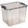 plast team Aufbewahrungsbox HOME BOX 40 Liter grau-transparent