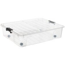plast team Aufbewahrungsbox HOME BOX BEDROLLER XL 49...
