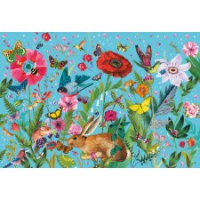 APLI kids Puzzle "GLOW IN THE DARK Flower" 204...