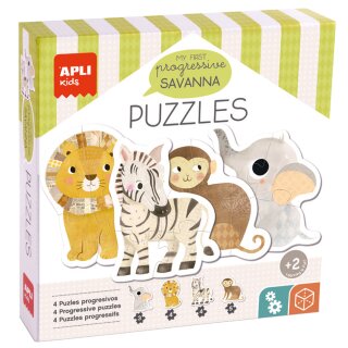 APLI kids Puzzle "My first Savanna" 16 Teile