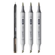 COPIC Marker ciao 3+1 Set SHADE "Light Warm Gray"