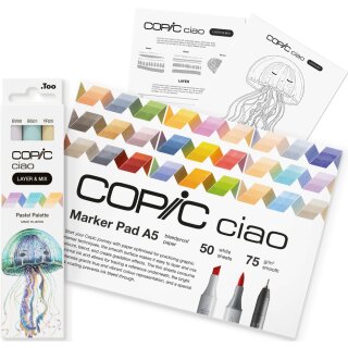 COPIC Marker ciao "LAYER & MIX Starter Set" Pastell