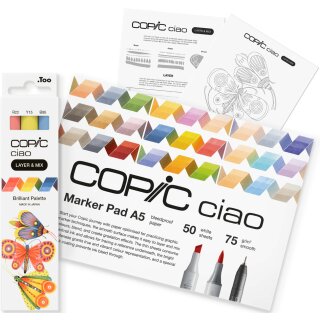 COPIC Marker ciao "LAYER & MIX Starter Set" Brilliant
