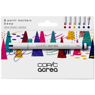 COPIC Marker acrea "Deep" 6er Set
