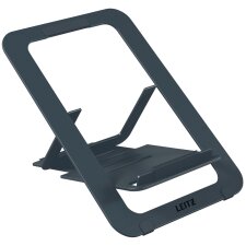 LEITZ Notebook-Ständer Ergo ultraflach dunkelgrau