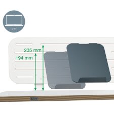 LEITZ Pegboard Schreibtisch-Organizer groß weiß