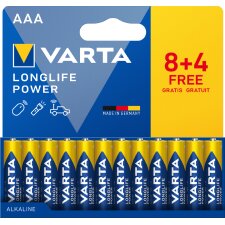 VARTA Alkaline Batterie "LONGLIFE POWER" Micro...