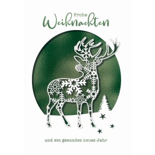 CACTUS Weihnachtskarte "Glocke" Lasercut
