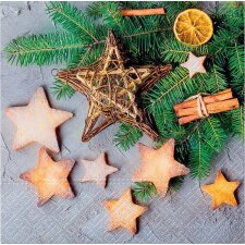 CACTUS Weihnachts-Motivservietten "Äpfel"