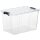 plast team Aufbewahrungsbox HOME BOX 52 Liter transparent mit Deckel