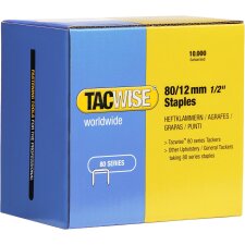TACWISE Heftklammern 80/12 mm verzinkt 10.000 Stück