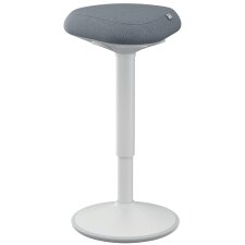 LEITZ Sitz-Steh-Hocker Ergo Active mit Komfortsitz hellgrau