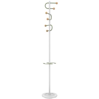 UNiLUX Garderobenständer STUDIO Höhe: 1.750 mm weiß/grün