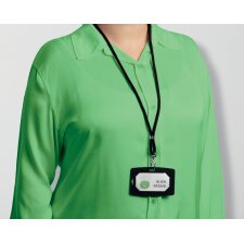 DURABLE Textilband rPET mit Karabiner Länge: 460mm...