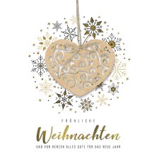 CACTUS Weihnachtskarte "Glocke" mit...