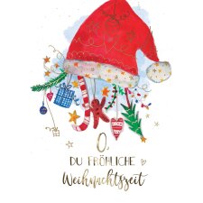 CACTUS Weihnachtskarte "Geschenke Weihnachtsmann"