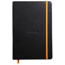RHODIA Notizbuch RHODIARAMA DIN A5 liniert schwarz