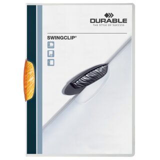 DURABLE Klemmhefter SWINGCLIP DIN A4 Clip gelb