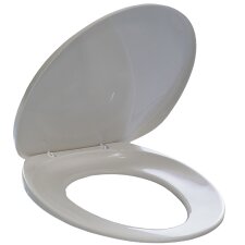 DURABLE Toilettensitz aus Kunststoff weiß