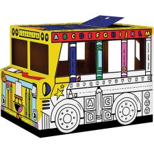 Fellowes Spielbus aus Wellpappe mit abgerundeten Kanten...
