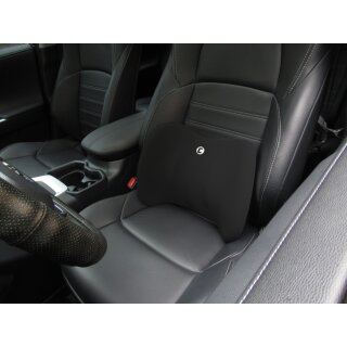 cartrend Lendenkissen Memory Foam schwarz