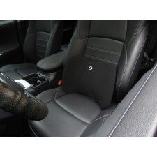 cartrend Lendenkissen Memory Foam schwarz