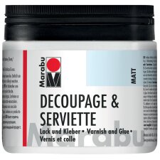 Marabu Servietten-Lack & Kleber matt 500 ml Dose
