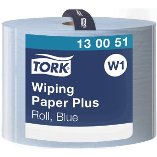 TORK Mehrzweck-Putzrolle 2-lagig blau 510 m