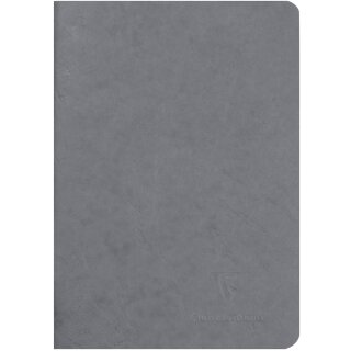 Clairefontaine Notizbuch AGE BAG DIN A5 blanko grau 48 Blatt