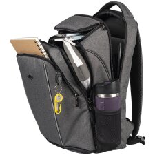 WEDO Notebook-Rucksack Denim mit Komfortausstattung blau