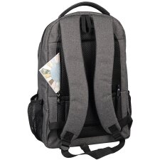 WEDO Notebook-Rucksack Denim mit Komfortausstattung blau
